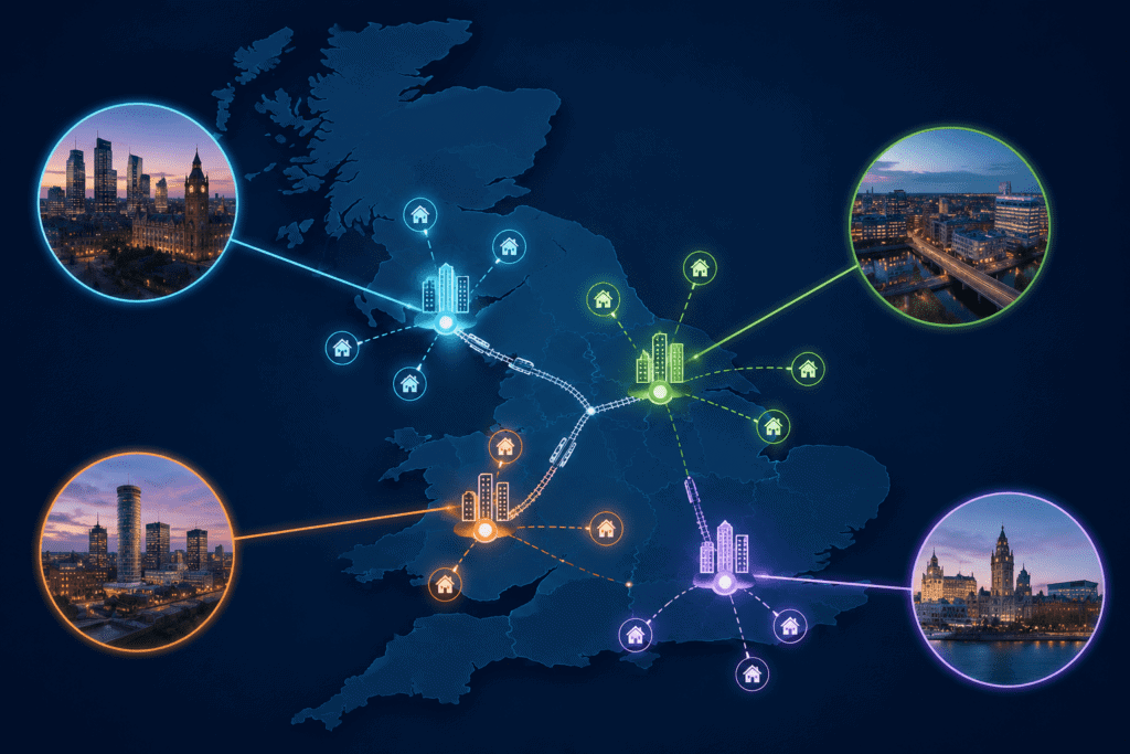 best UK cities to invest in property