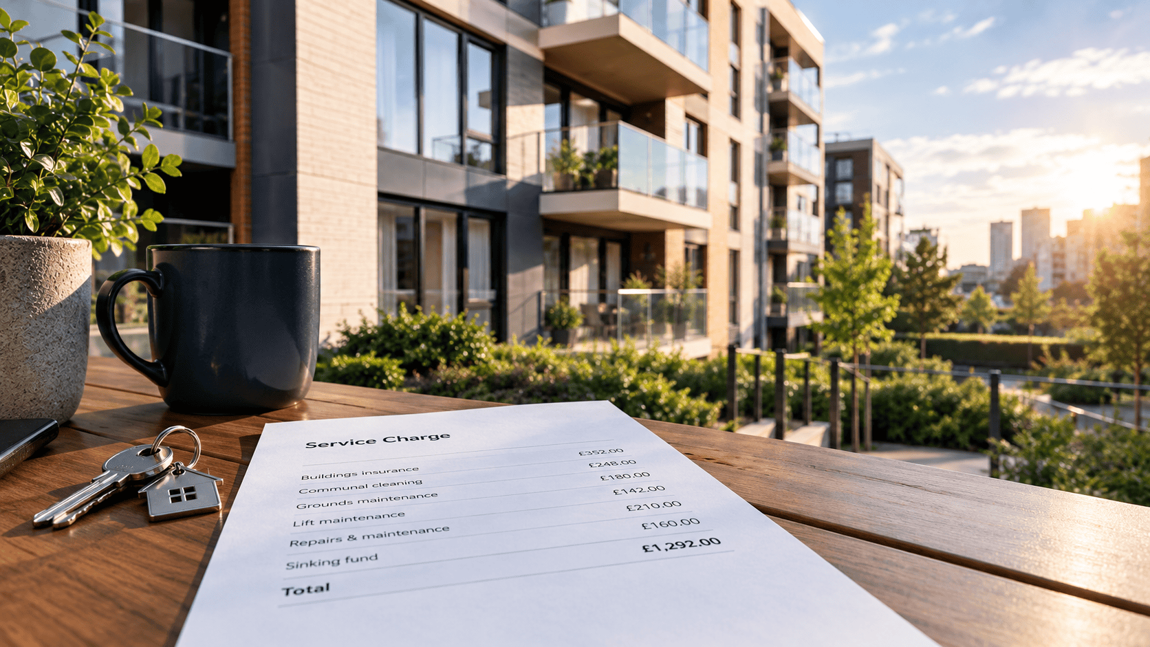 service charges on new build flats
